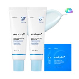 MedCube 메디큐브 제로 모공 수분 선세럼 50ml 2개 MediCube Zero Pore Hydrating Sun Serum 50ml 2pcs
