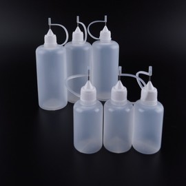 Liquid Cosmetic Empty Squeeze Tube with Safety Cap and Pointed Nozzle Liquid 100ML 18ea