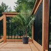 Railing Combo Kit with 10pcs of Round Balusters-26-In and 20pcs