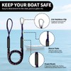 NIUTRIP Bungee Cord Dock Line with Stainless Steel Clip Safe