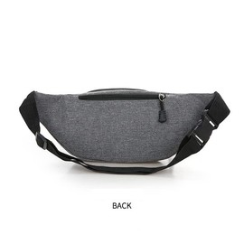 Dzxin Bum Bag, Waist Bag Dog Walking Bag with Adjustable Buckle Strap for Hiking, Running, Dog Walking, Cycling, Hiking Travel & Outdoor Activities (Grey)