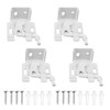 INCREWAY Roman Blinds Fixing Brackets， 4PCS Shades Fastener with Swivel