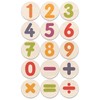 SUNNYSUE 766236 Numeral Calculator Wooden Stamp Primary School Calculation