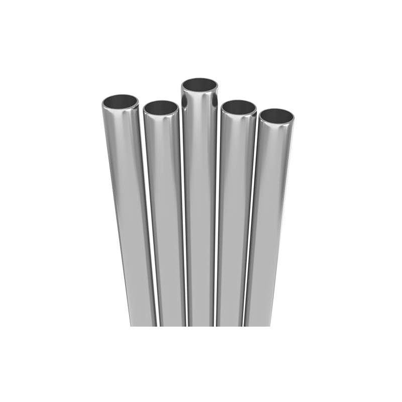 Fiesta First 5 Extra Wide Long Stainless Steel Silver Reusable