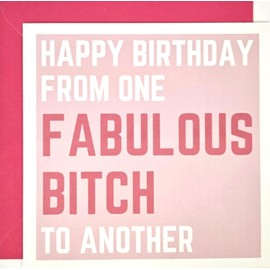 Funny/Humorous Birthday Card with Pink Envelope