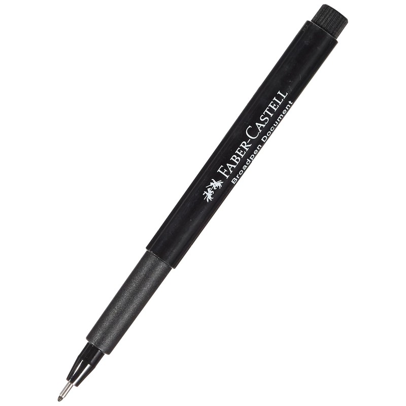 Faber-Castell 1554 Fineliner Broad Pen - Black