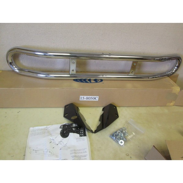 QUADRAX CHROME FRONT BUMPER + MOUNT KIT - ARCTIC CAT