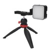 YELANGU Camera Desktop Tripod with Fill Light Mini Vlogging Kit