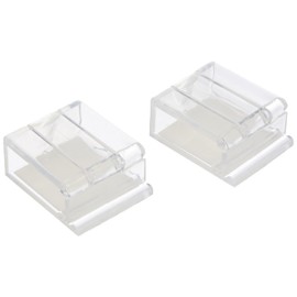 Kleine Wolke 0279000000 Shower Curtain Clips Set of 2 Transparent