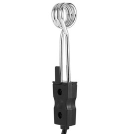 Bewinner Stainless Steel Car Immersion Heater, 12V/24V, 140W, for Boiling Water, Coffee or Tea