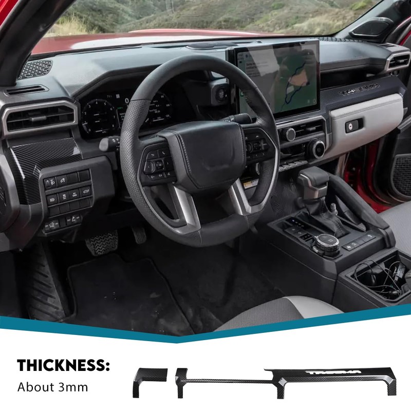INTGET for 2026 Toyota Tacoma Accessories 2024 2025 Dashboard Panel