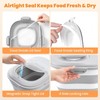 28 Lbs Dog Food Storage Container, Collapsible Cat Food Container