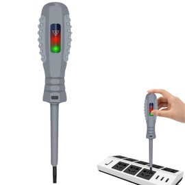 2-In-1 High Torque Strong Magnetic Screwdriver Electricity Detector,Electrical Circuit Tester Pens,Voltage Tester Pen,Electrical Tester Screwdriver,Portable Voltage Tester Screwdriver(Flat-Head, 1)