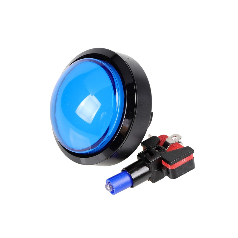 EG STARTS 5X New 60mm Dome Shaped LED Illuminated Push
