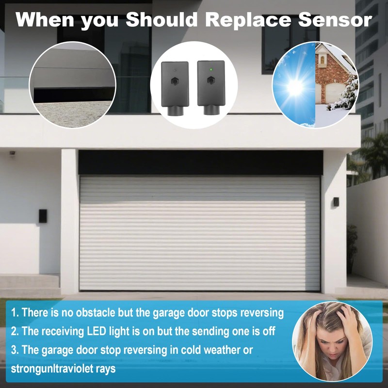 Lift Master 41A4373A Garage Door Safety Sensor and Bracket Kit