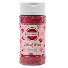 Mystic Sprinkles Valentine's Day Sprinkle Mixes (Lots of Love Sanding Sugar)