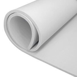 EVA Foam Roll - 6mm Thick White Craft Foam Sheets - 15" x 39" Large Cosplay Foam Sheet - Ultra High Density 86 kg/m³ - Pliable & Elastic for Craft Projects Costume Cosplay Foam - by Biguphate