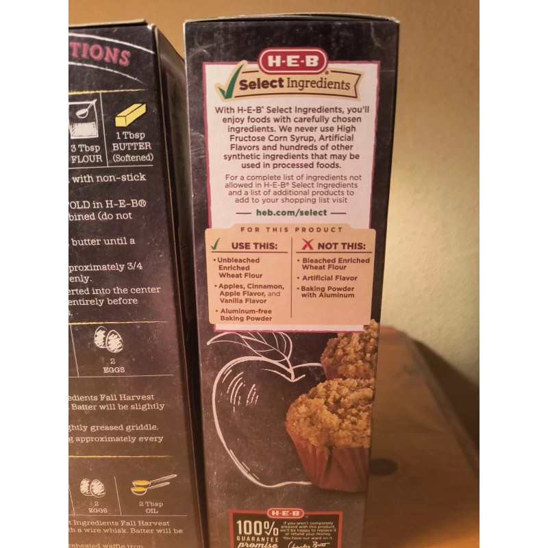 HEB X3 16oz Fall Harvest Apple Pancake Mix HEB Baking