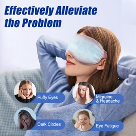 Sleep Mask for Women Men with Cooling Gel, Pink