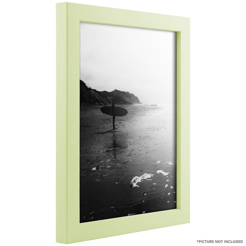 Craig Frames Confetti, Modern Light Green Picture Frame, 4 x