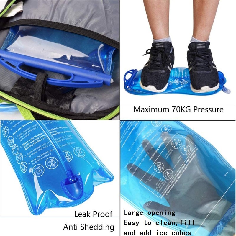 Hydration Bladder1.5L Water Bladder BPA Free,7Inch Large Opening Water Reservoir,Leak