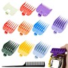 10 PCS Hair Clipper Combs Guides, Multicolor Hair Clipper Guide