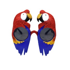 Bohue Parrot Sunglasses Funny Hawaiian Glasses Parrot Party Glasses Hawaiian Tropical Eye Glasses Party Favours for Kids Adults