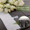 PONY DANCE Grey Blackout Curtains - Grey Pencil Pleat Thermal