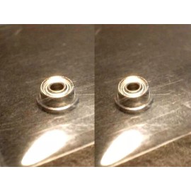 Wizzard BALL BEARINGS - 2 FLANGED for Auto World SUPER III - New