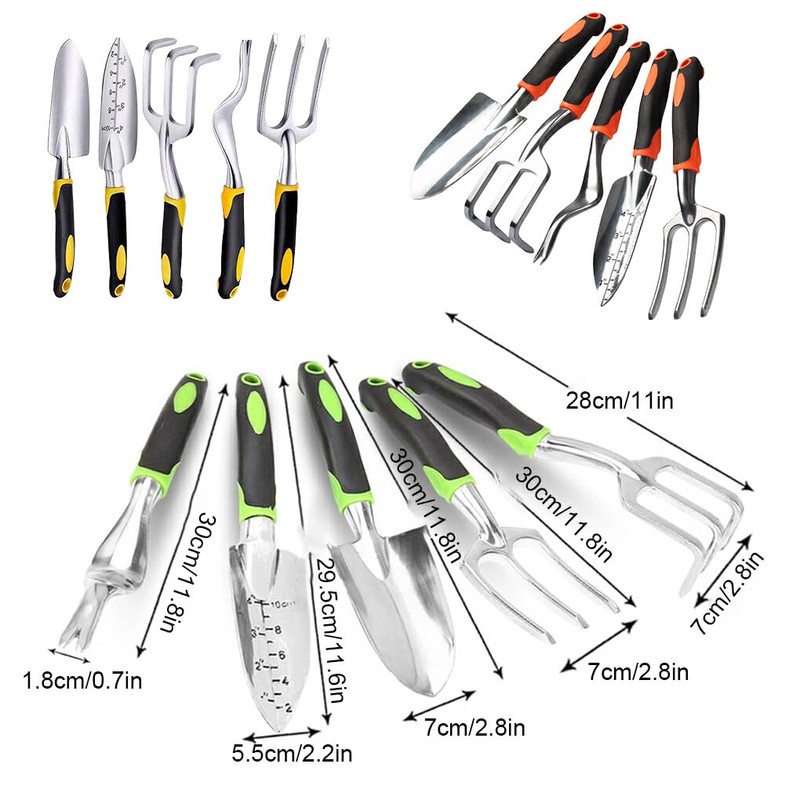 AIXXCUVQ Rust-Resistant Aluminum Alloy Garden Tool Hand Trowel for Easy