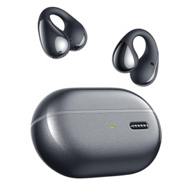 SoundPEATS PearlClip Pro Audífonos Inalámbricos Open-Ear Hi-Res LDAC Dual Drivers 12mm ENC IA Bluetooth 6.0 Carga Rápida IPX5 App Multipunto Diseño con Clip Cómodo y Elegante - Versión Mejorada