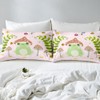 Feelyou Cute Frog Comforter Cover Set Mushroom Bedding Set Kids