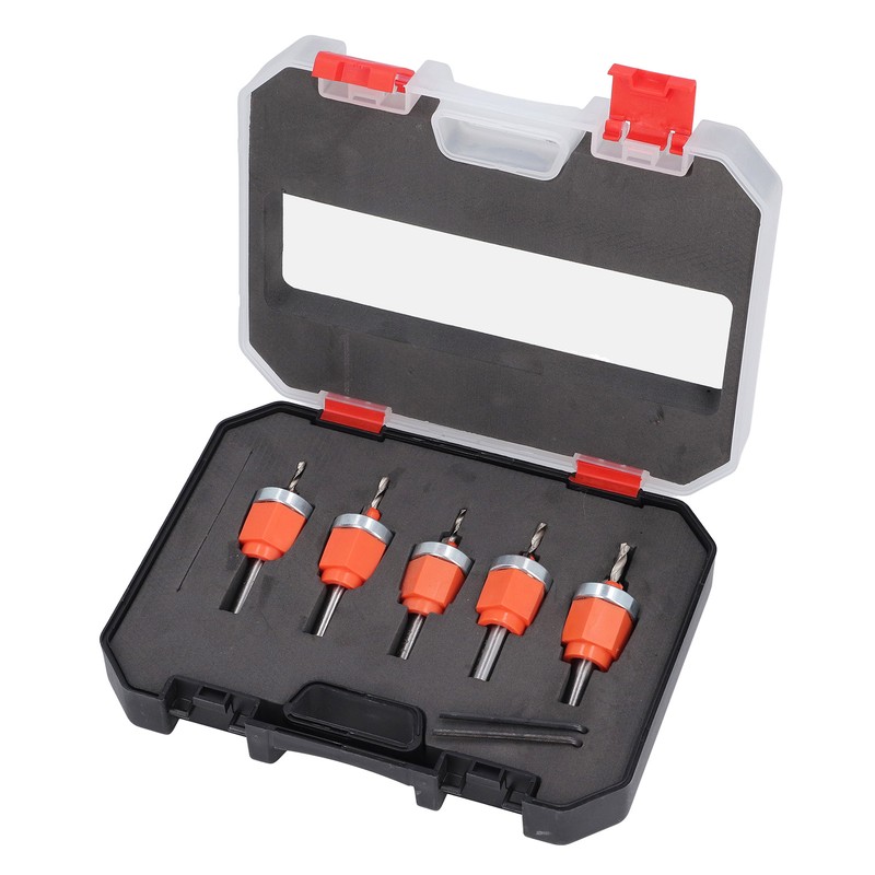 5 Pcs Countersink Drill Bit Set 2.8 3 3.2 3.5