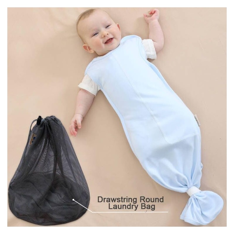 BlueSnail Newborn Swaddle Blanket, Adjustable Transition Swaddle,2 Packs (Gray+Pink)