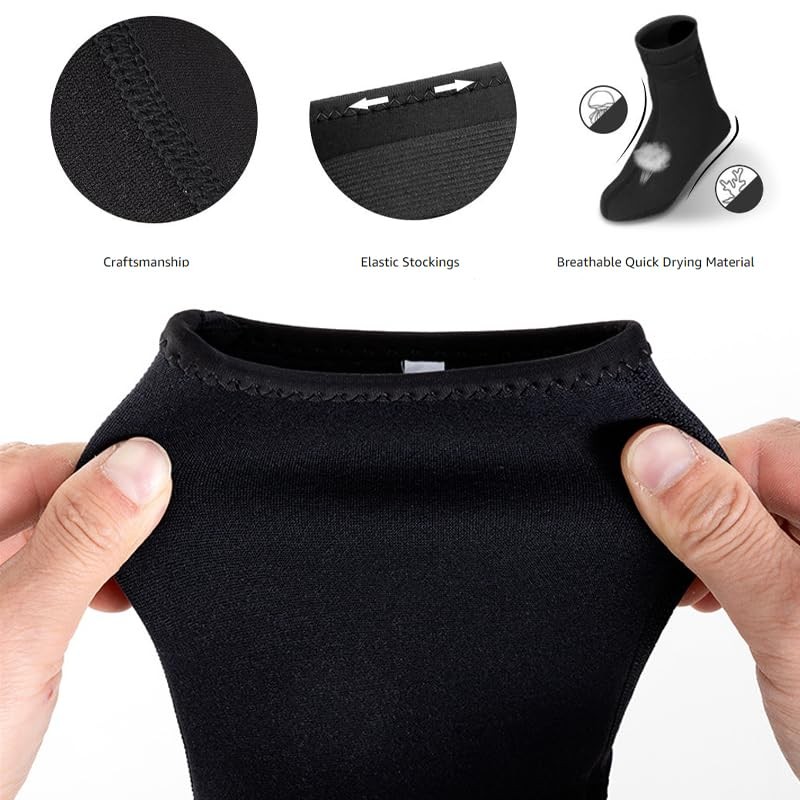 AIMALL 3mm Neoprene Diving Surfing Swim Wetsuit Snorkeling Boots Watersport