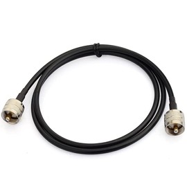 Greluma 1 Piece 1.2m UHF Plug PL-259 to UHF Plug PL-259 RG58 Coaxial Cable for HAM & CB Radio, Antenna Analyzer, Reactive Load, SWR Meter