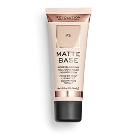 Makeup Revolution, Matte Base, Foundation, F2, 28ml