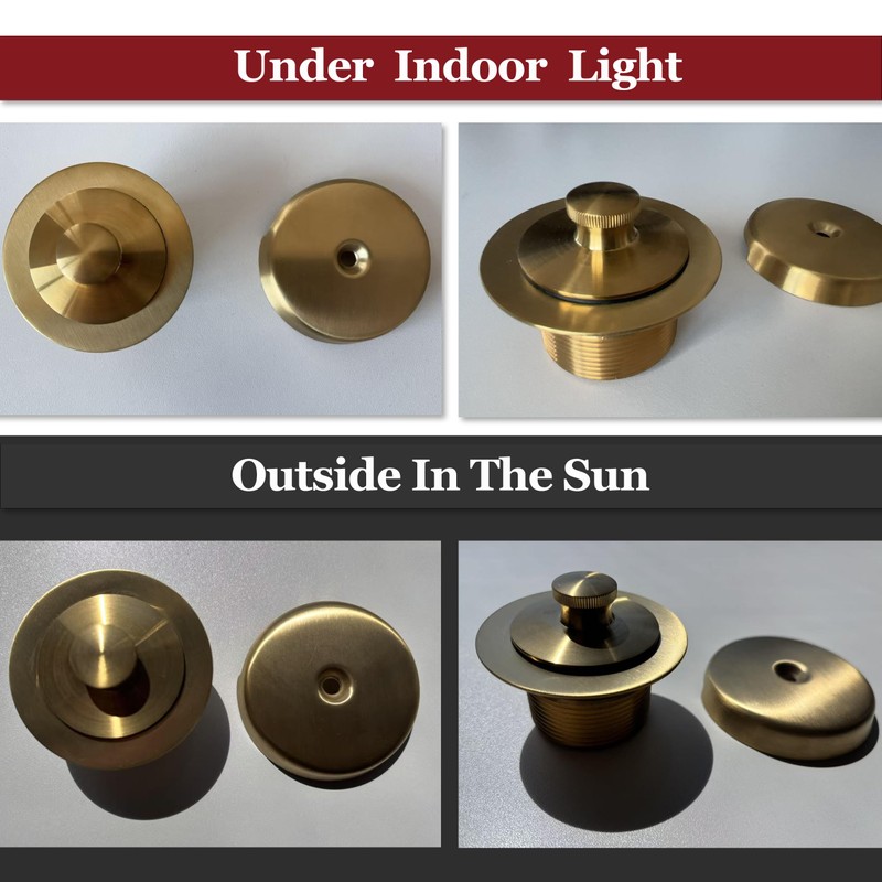 PRIMSOPH Lift Turn Tub Drain Trim Kit with One Hole