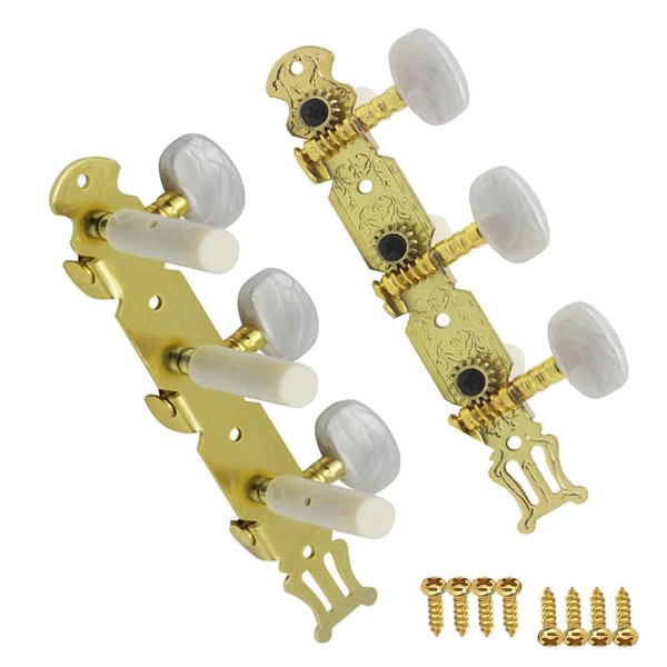 Pack of 2 Guitar Machine Heads Tuning Pegs, Changyeah Tuning