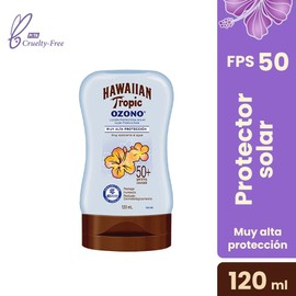 Hawaiian Tropic Ozono Loción, 50+ SPF, 120 ml