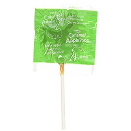 Tootsie Caramel Apple Pops Green Apple, Caramel Lollipop (Pack of 6)