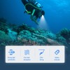 Scuba Dive Light Headlamp Super bright Rechargeable Flashlight 10000 Lumens