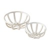 Mud Pie Ceramic Fruit Basket Set, Small 2 1/2" x