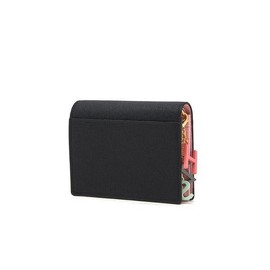 Hazzys (대구신세계)HAZZYS ACC 블랙 퍼피장식 소가죽 반지갑 HIWA5E617BK (Daegu Shinsegae) HAZZYS ACC Black Puppy Decoration Leather Wallet HIWA5E617BK