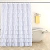 YYW Shower Curtain White Shower Curtains with Curtain Hooks Waterproof