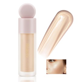 Boobeen Liquid Highlighter Makeup Luminizer Shimmer Liquid Face Highlighter - Cream Highlight Illuminator Body Bronzer Smooth Glow Natural Light Liquid Highlight Brightening Make Up