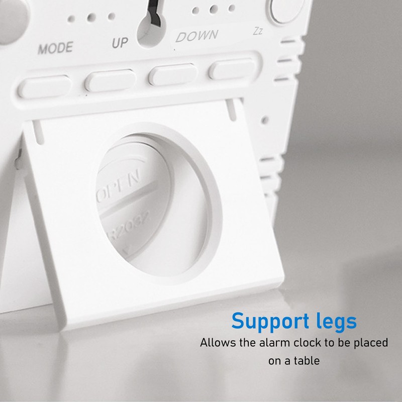 Digital Alarm Clock with Support Legs Large Numbers Magnetic Digital