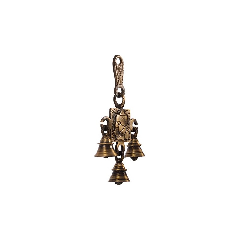 eCraftIndia Lord Ganesha - Campanas Colgantes de latón