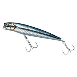 Daiwa 110F-HD Sea Bass Morethan Salt Pencil Lure, Alumish Iwashi (Sardine)