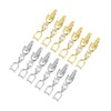 COHEALI Elegant Jewelry Decoration Buckles 12pcs Extension Chains for DIY